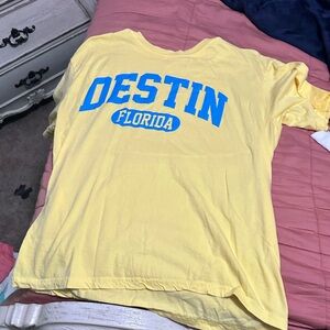 Yellow Destin Florida T-Shirt
